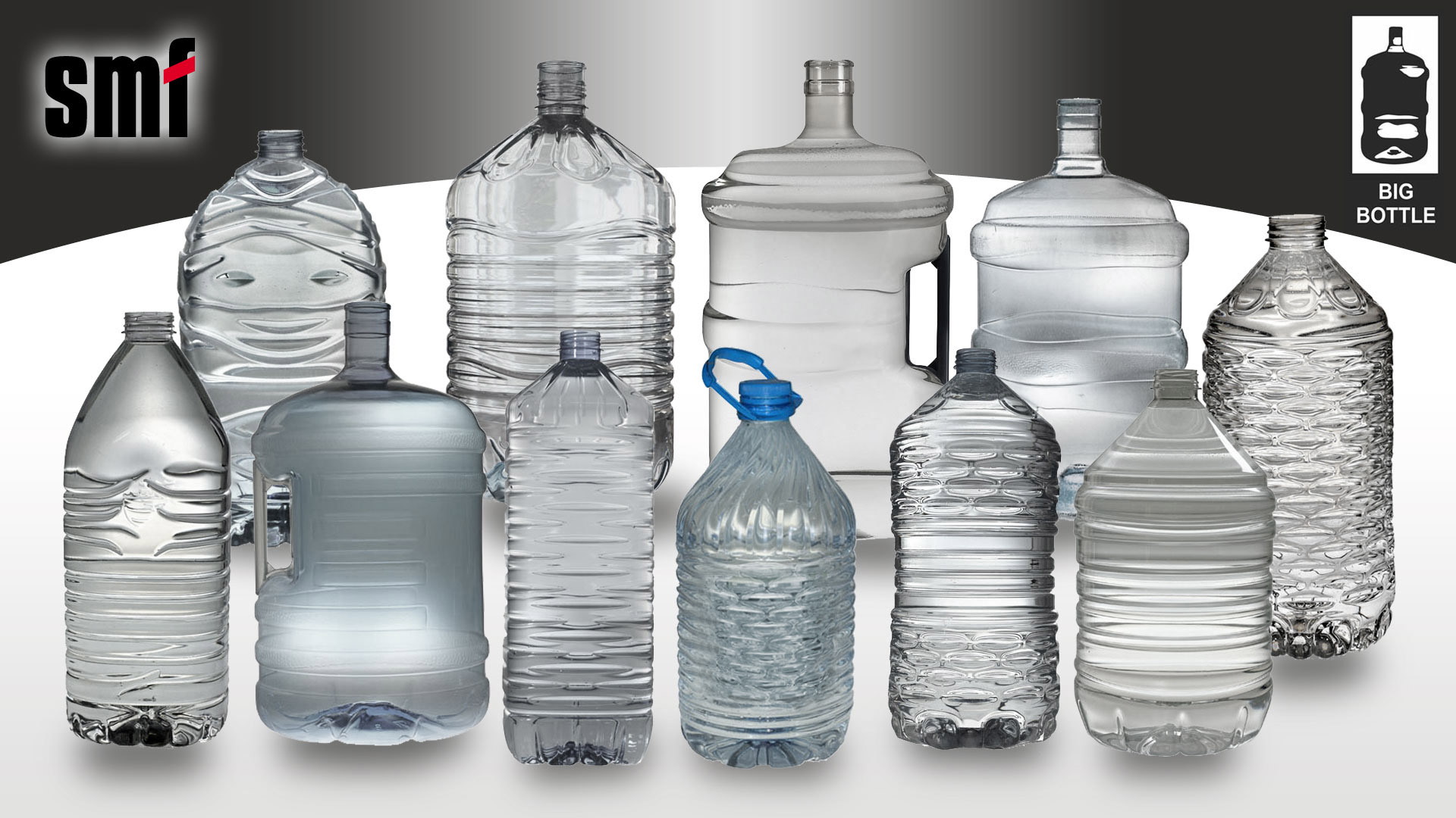 Big PET bottles 3L-20L